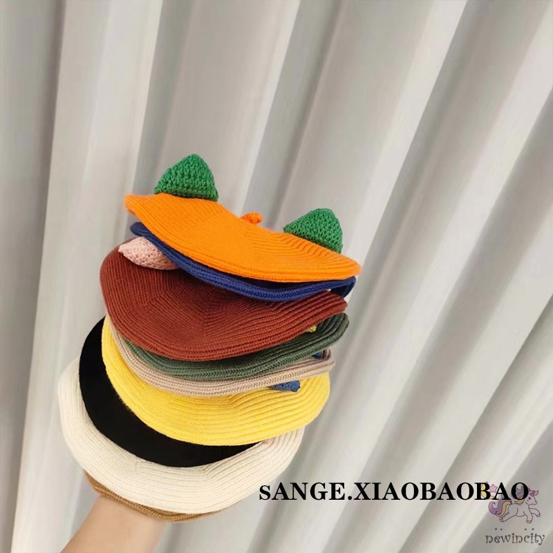 Mũ nồi len phong cách Hàn Quốc dễ thương dành cho bé