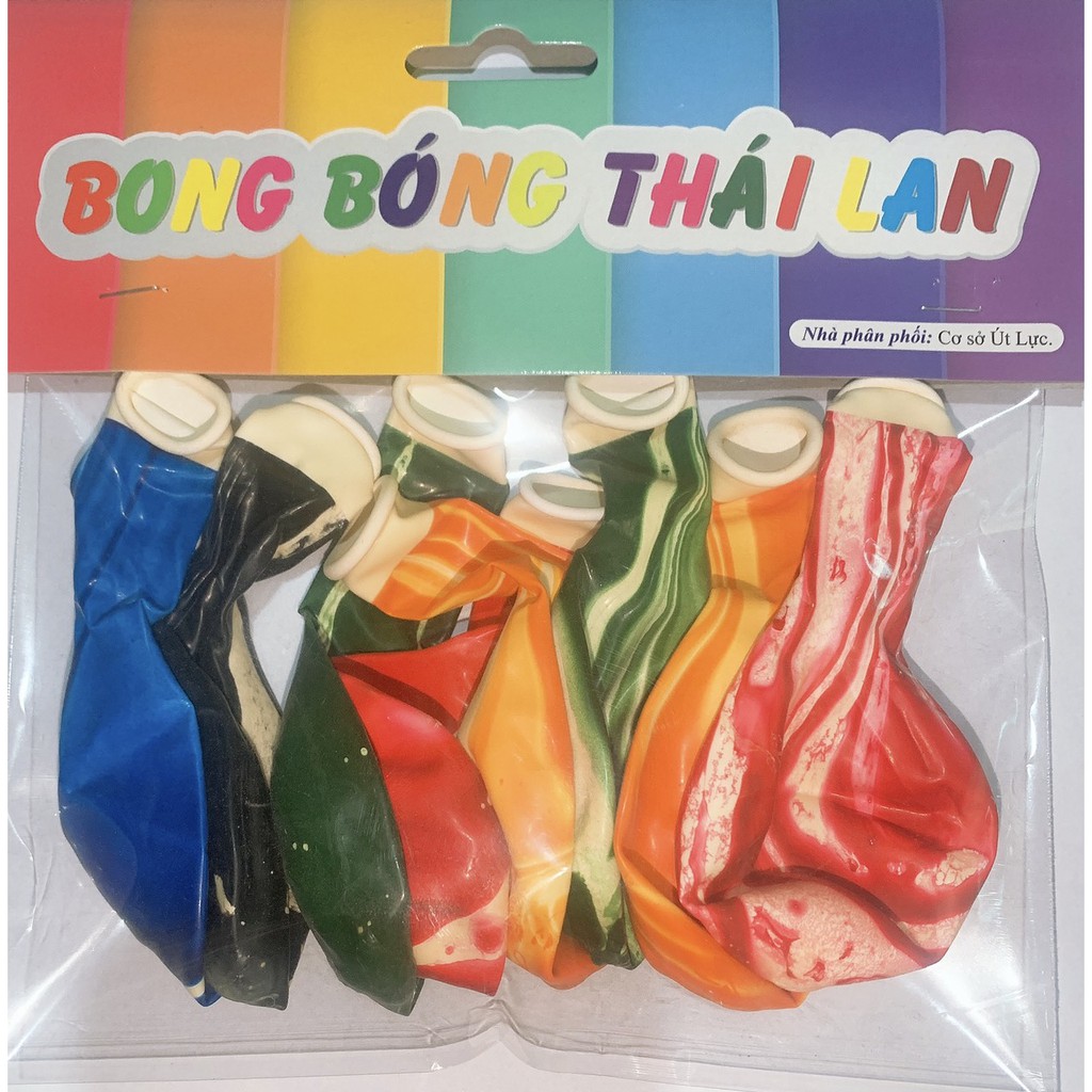 Bong Bóng Sơn Thủy set 10 quả đủ màu