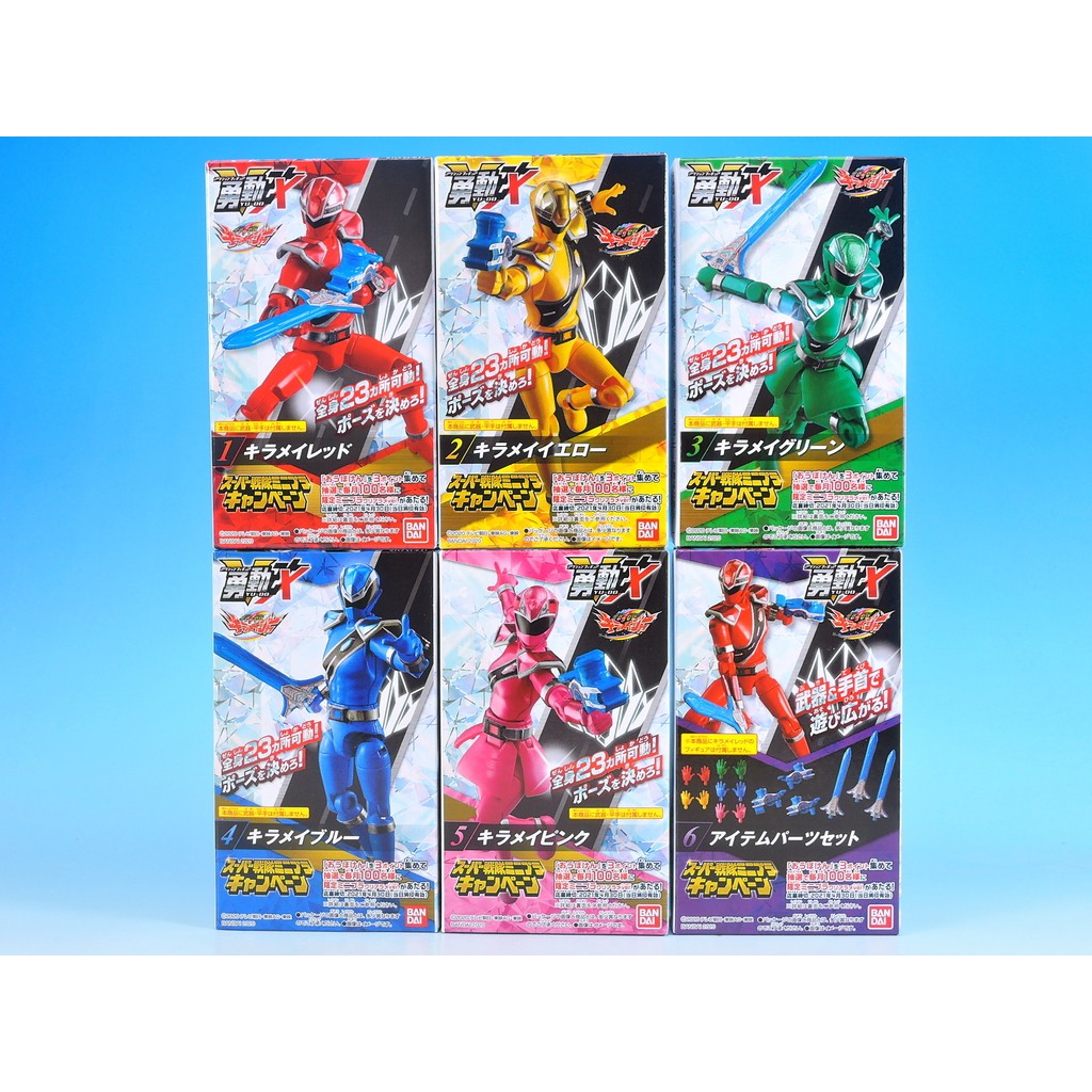 [Mới-có sẵn] Siêu nhân SODO Super Sentai Kiramager Kiramai Red - Blue - Yellow - Pink - Green Ranger - Power Rangers