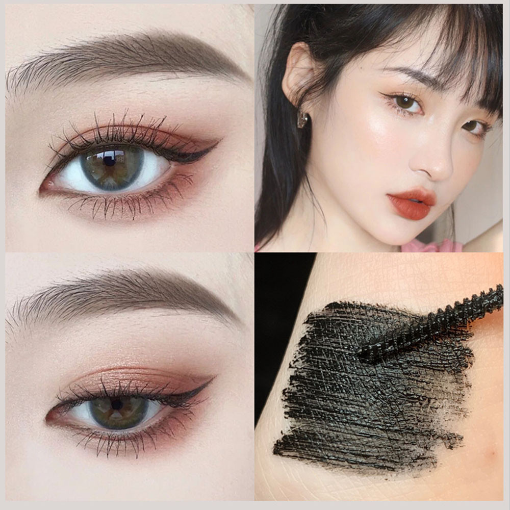 [Hàng mới về] Mascara chải cong lông mi tự nhiên 5 màu sắc tùy chọn chống thấm nước dành cho người mới bắt đầu