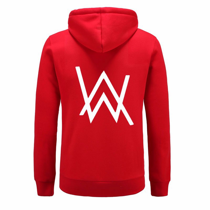 Áo khoác hoodie hip hop in biểu tượng DJ Alan Walker cho nam 2017