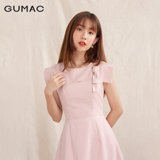 Đầm khoét ngực phụ kiện DA1003 GUMAC
