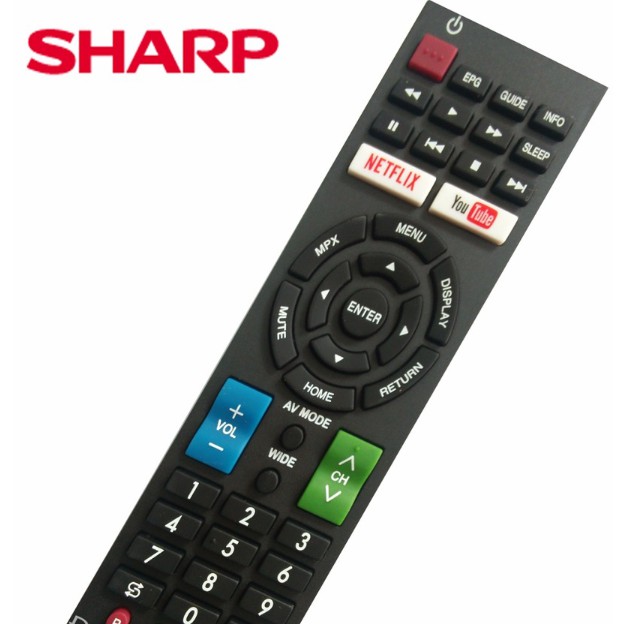 REMOTE ĐIỀU KHIỂN TIVI SHARP SMART RM-L1346 NÚT YOUTUBE NETFLIX | BigBuy360 - bigbuy360.vn