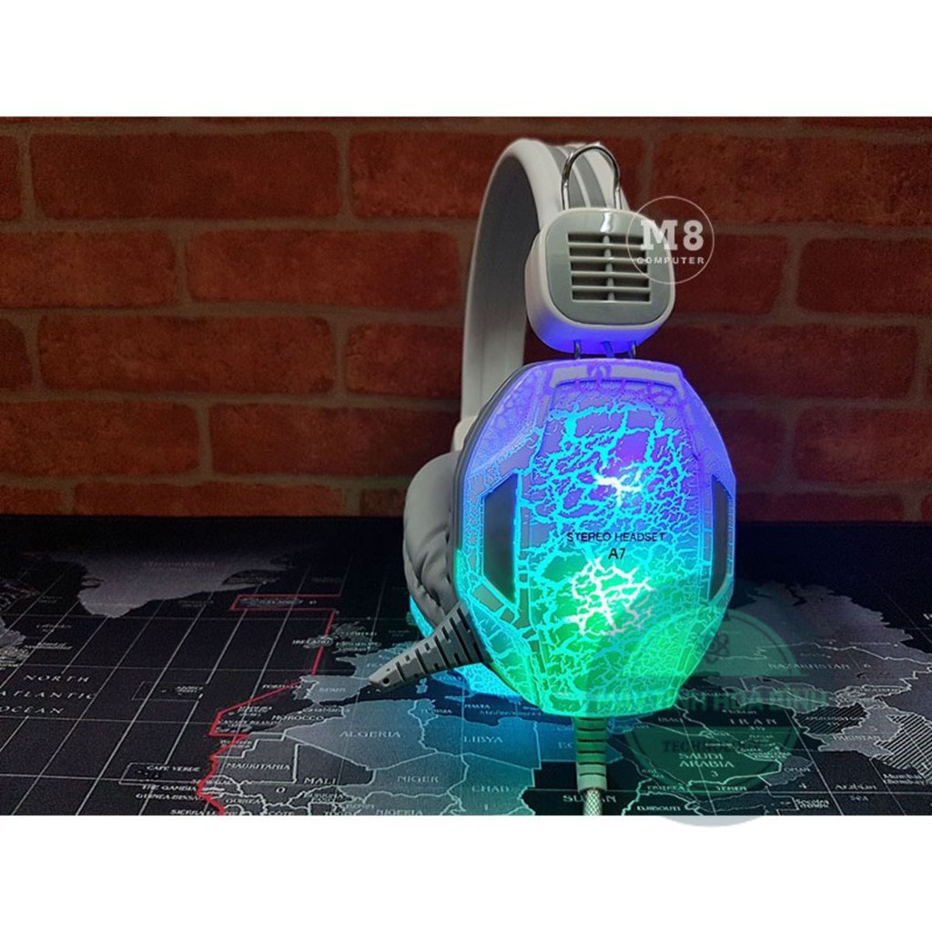 Tai nghe chuyên game Qinlian A7 led chất lượng cao giá rẻ