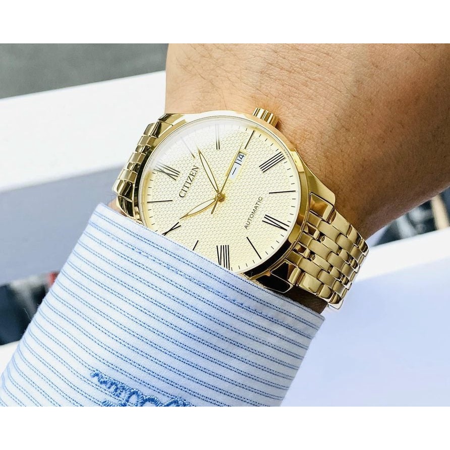 Đồng Hồ Cặp CITIZEN NH8352-53P - EU6062-50P Chính Hãng Tặng Dây Da Cao Cấp