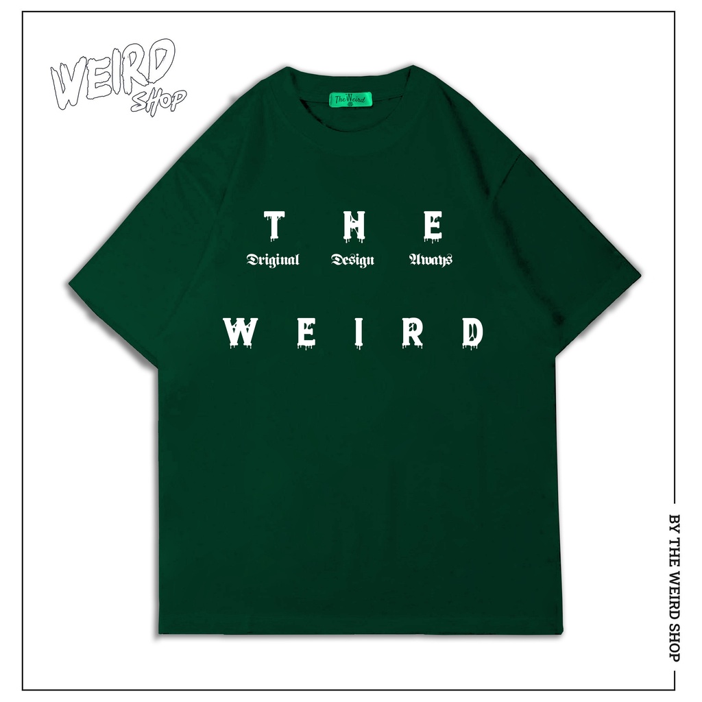 LOCAL BRAND Áo thun The Weird Tay Lửng Form Rộng Unisex Oversize ATK507