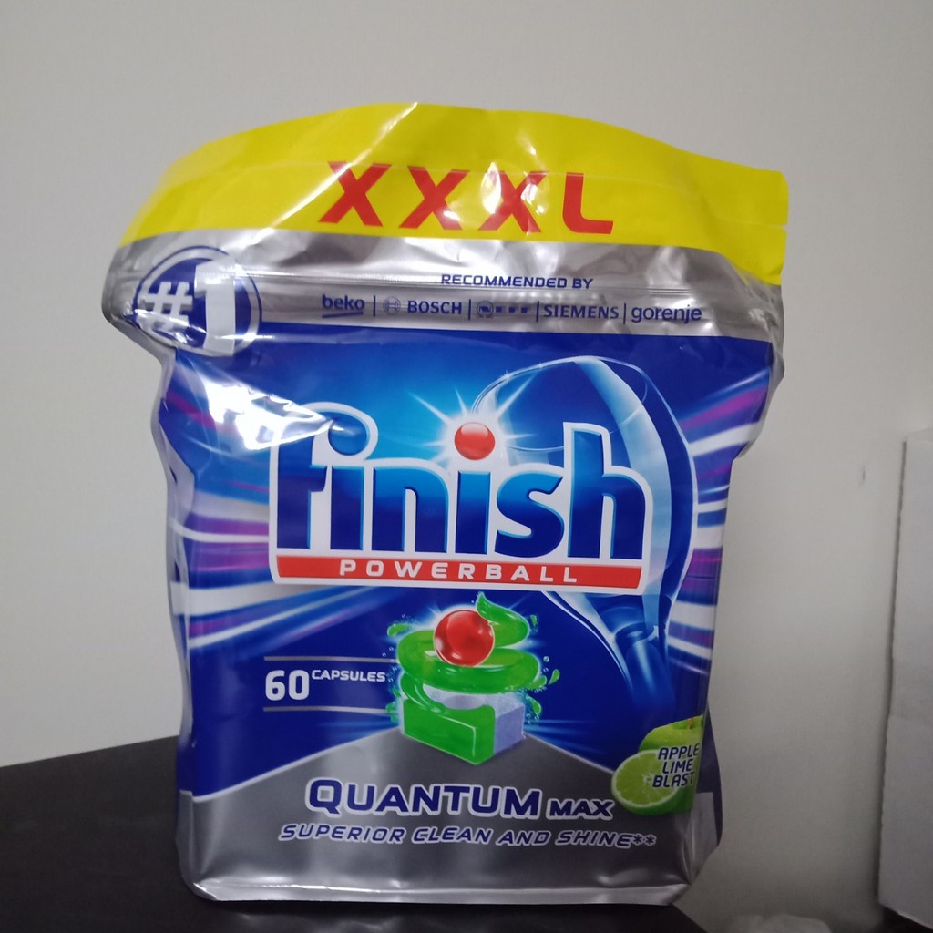 viên rửa bát finish quantum 60 VIÊN Xuất xứ Châu Âu