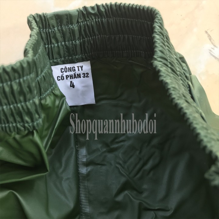 Áo mưa măng tô cao cấp xanh Oliu