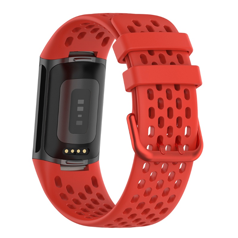 Dây Đeo silicone Mềm Tháo Lắp Nhanh Cho Đồng Hồ Thông Minh fitbit charge 5
