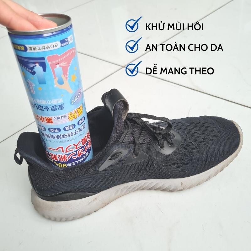 Xịt khử mùi giày dép hôi chân Công nghệ nano bạc Nhật Bản mới nhất 2022 chai lớn 360ML KBO035