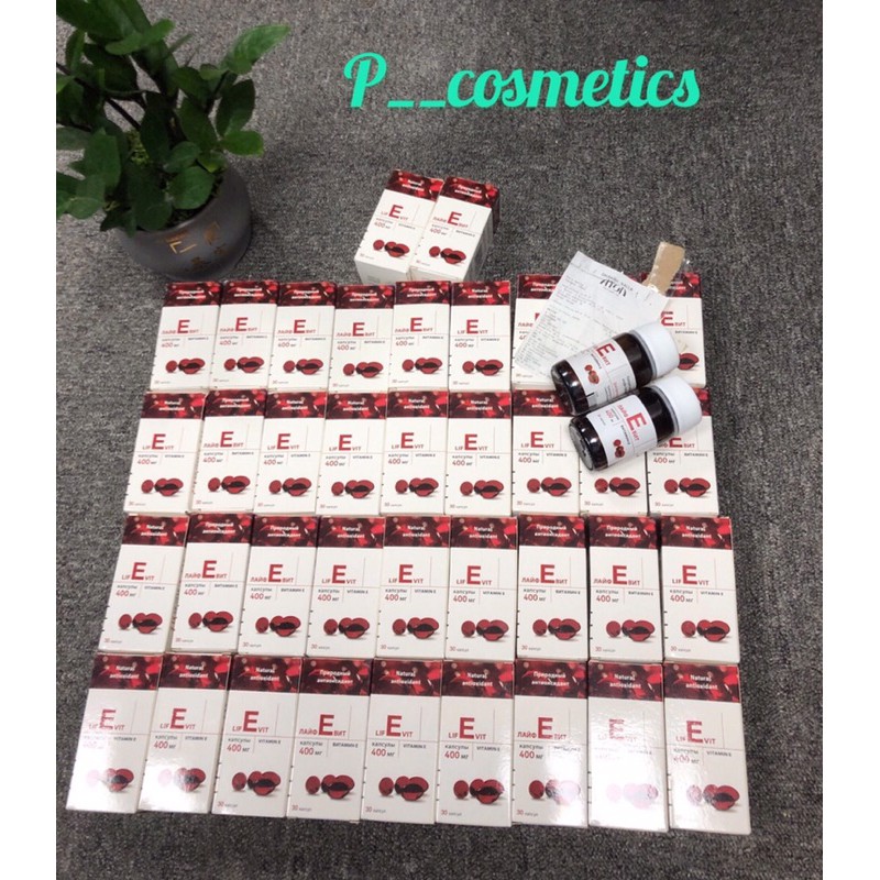 [CHÍNH HÃNG] Vitamin E đỏ 400mg hàng Nga lọ thủy tinh xịn xò 30 viên | BigBuy360 - bigbuy360.vn