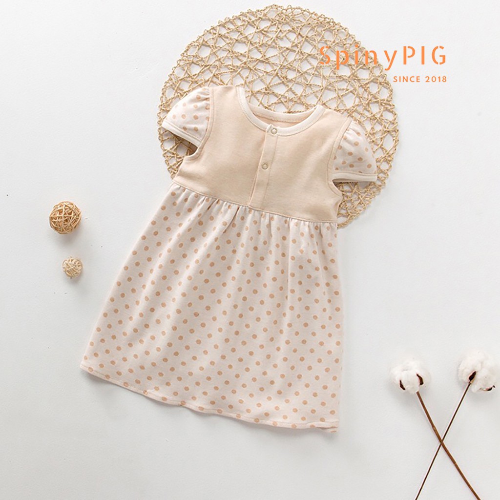 Váy cho bé gái 0-4 tuổi ORGANIC 100% SỢI BÔNG COTTON HỮU CƠ TỰ NHIÊN cực xinh xắn