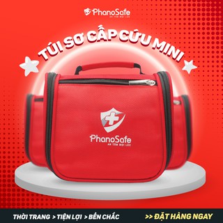 Túi Y Tế Mini Đựng Dụng Cụ Sơ Cấp Cứu PhanoSafe_Dành cho Gia Đình, Văn Phòng