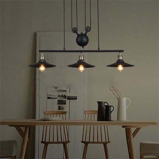 Đèn thả bàn ăn, quầy bar hình ròng rọc THCN15