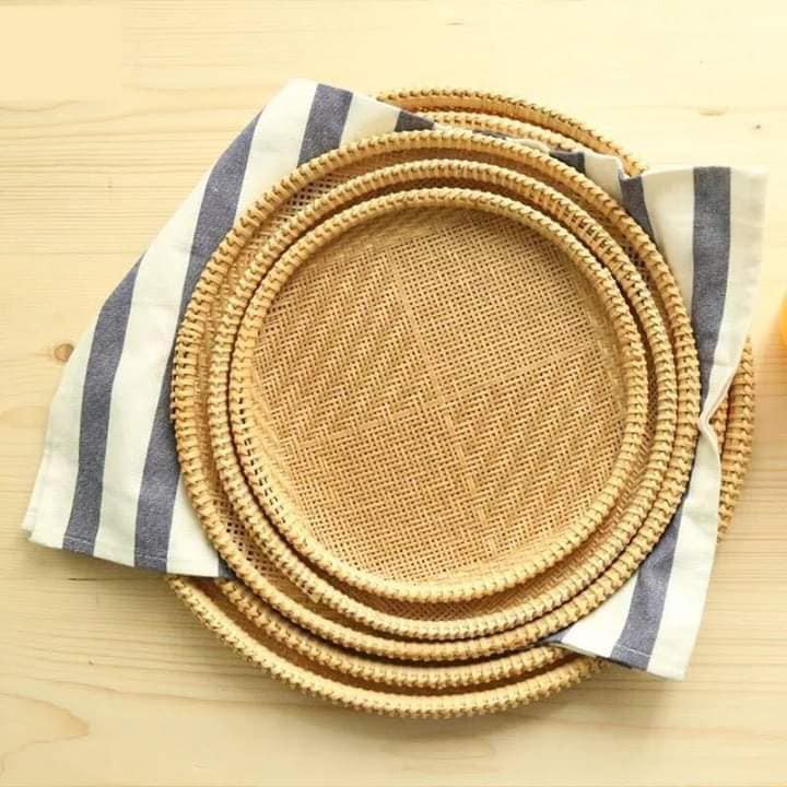 Mẹt Mây Tre Đan.Dùng để trang trí đồ ăn, sản phẩm chụp hình