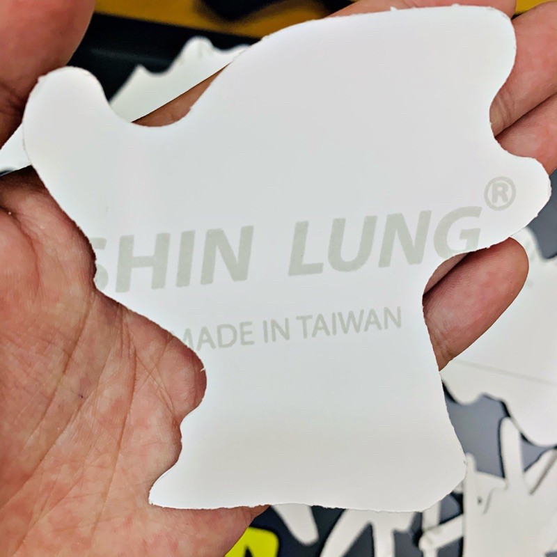 Tem chữ Tàu Thư Pháp Hayabusa Kanji chất liệu PVC chính hãng decal SHINLUNG TAIWAN siêu dày chống thấm