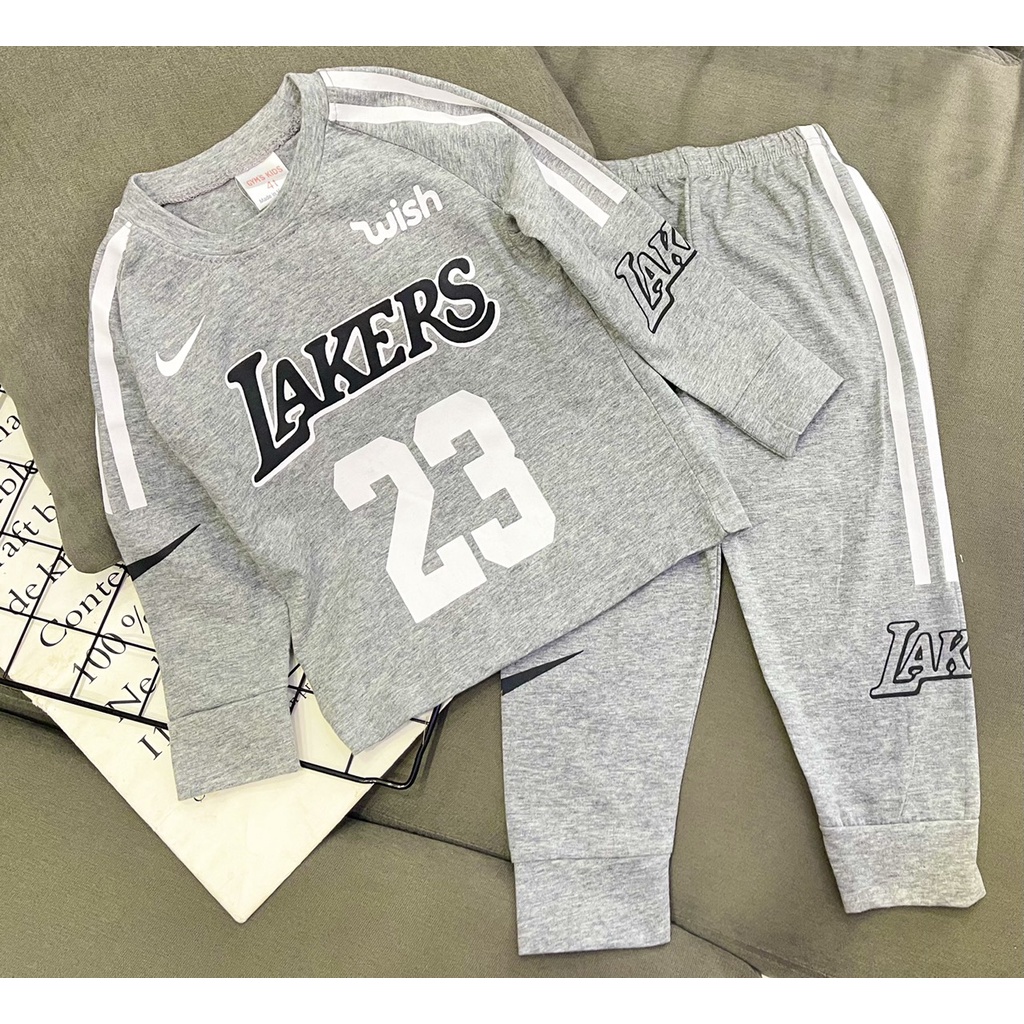 Bộ bé trai dài tay thể thao cho bé 2-5 tuổi thun cotton 4 chiều Jennie kids J495