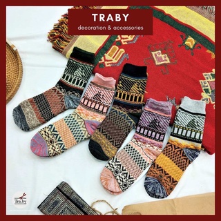 Set tất thổ cẩm thuyền buồm (5 đôi)