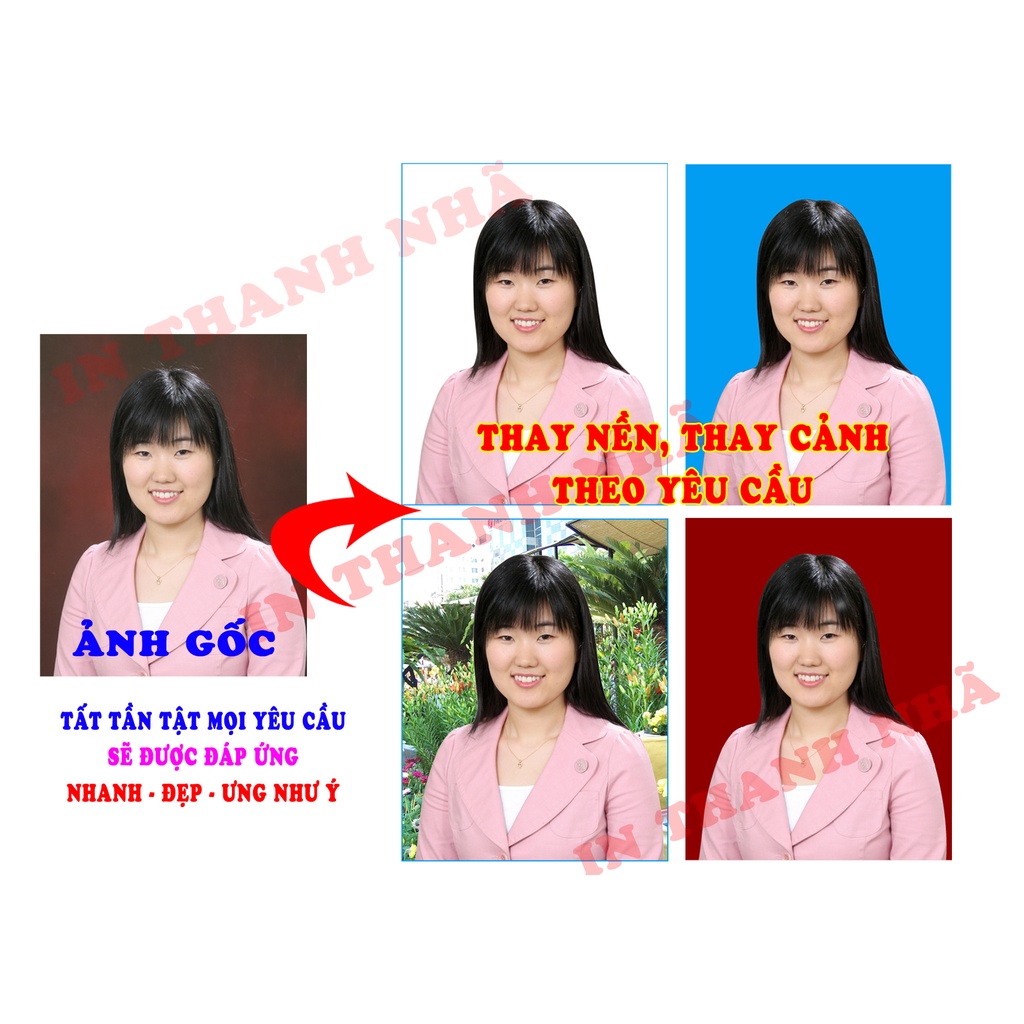 THAY NỀN - GHÉP CẢNH THEO YÊU CẦU (HÌNH CHỤP TỪ ĐIỆN THOẠI, HÌNH CŨ)