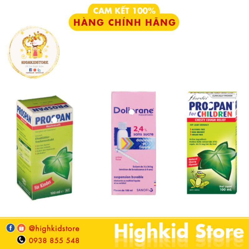 Siro giảm ho long đờm pro.s..pan Đức