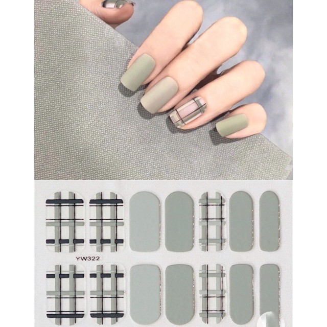 Set dán móng tay nails dán nghệ thuật nhiều màu - có ngay bộ móng đẹp trong 5 phút (Nail wraps / Nail stickers)