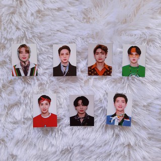Bộ ảnh hình thành viên nhóm nhạc BTS Greeting 2021 Ver 1 and 2 3x4cm