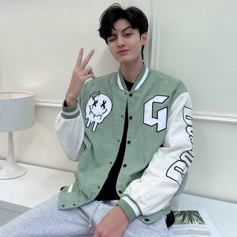 Áo Khoác Bomber Nhung Unisex - Áo Khoác Kaki Nam Nữ GONZ 4 MÀU Chất Liệu Nhung Tăm Siêu Hot - LP.STORE