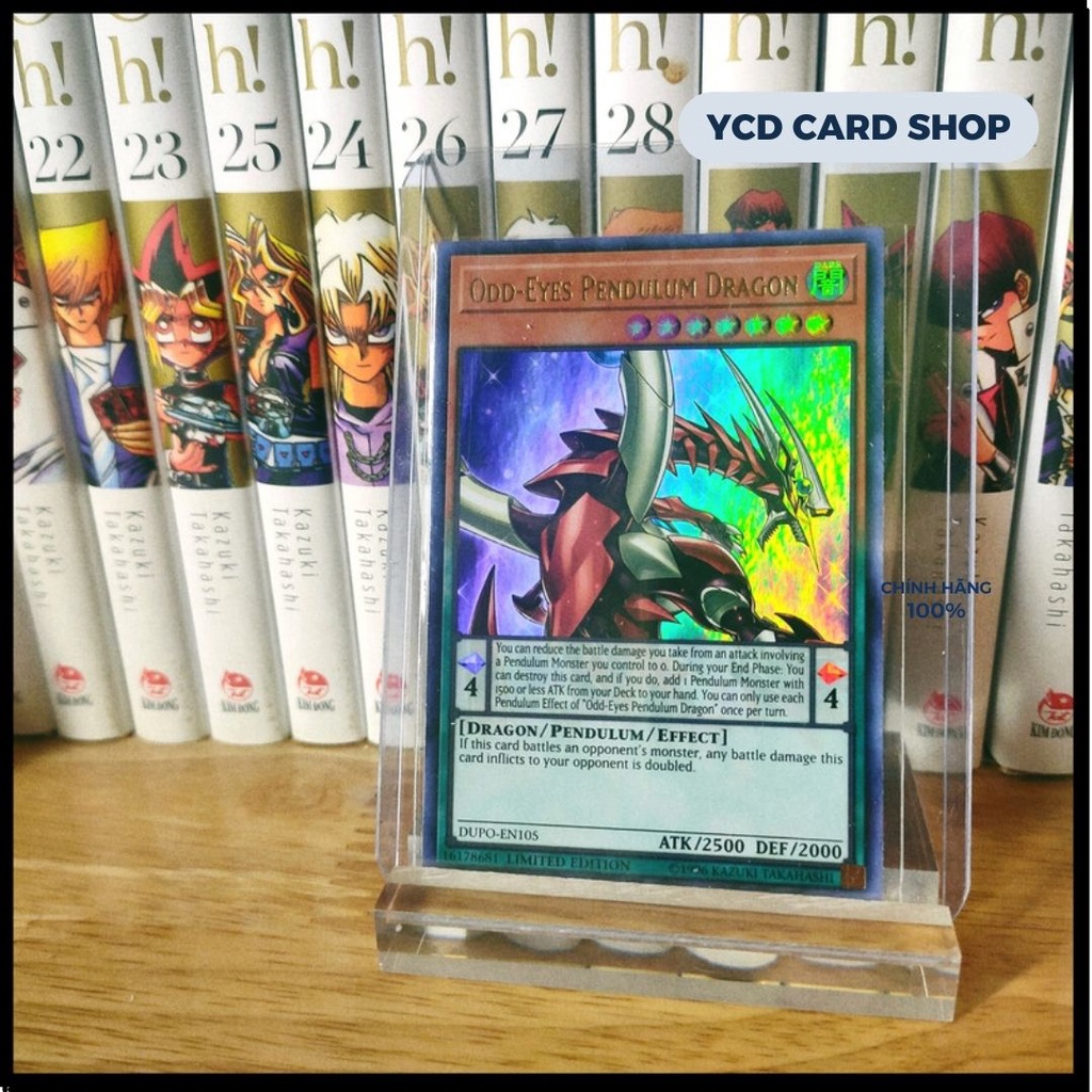 Thẻ bài Yugioh chính hãng Odd Eyes Pendulum Dragon - Ultra Rare