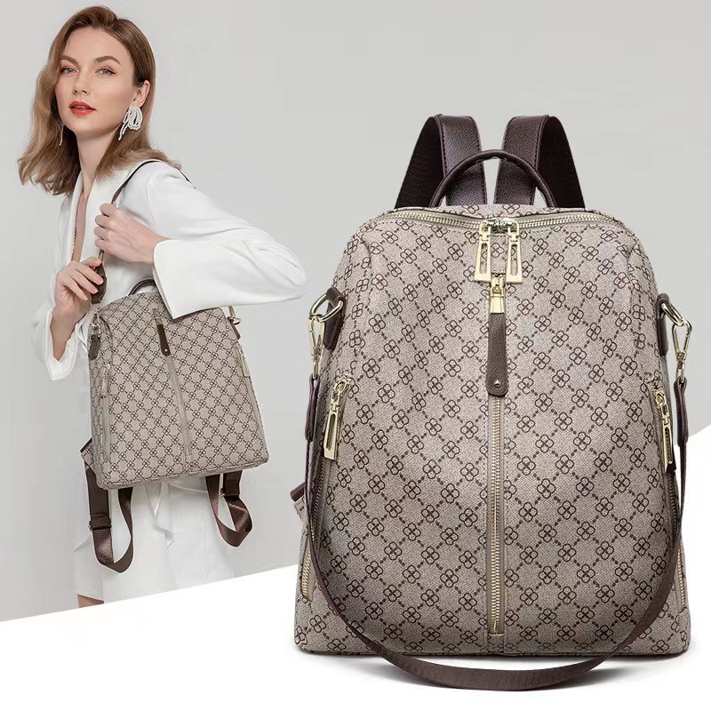 Han edition new fashion Guard against theft woman backpack large capacity Travel bag