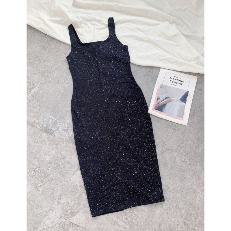 ĐẦM BODY CỔ U Kim TUYẾN TÔN DÁNG ❤HÀNG SẴN ❤CAM KẾT ĐẸP ❤CÓ HÌNH THẬT DBD1021