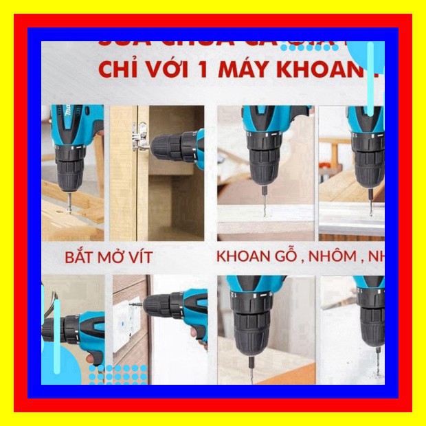 [Chính Hãng] MÁY KHOAN VÀ VẶN VÍT MAKITA DF330DWE 12V - 2 PIN - TẶNG 2 MŨI BẮT VÍT - SẠC CỐC . #