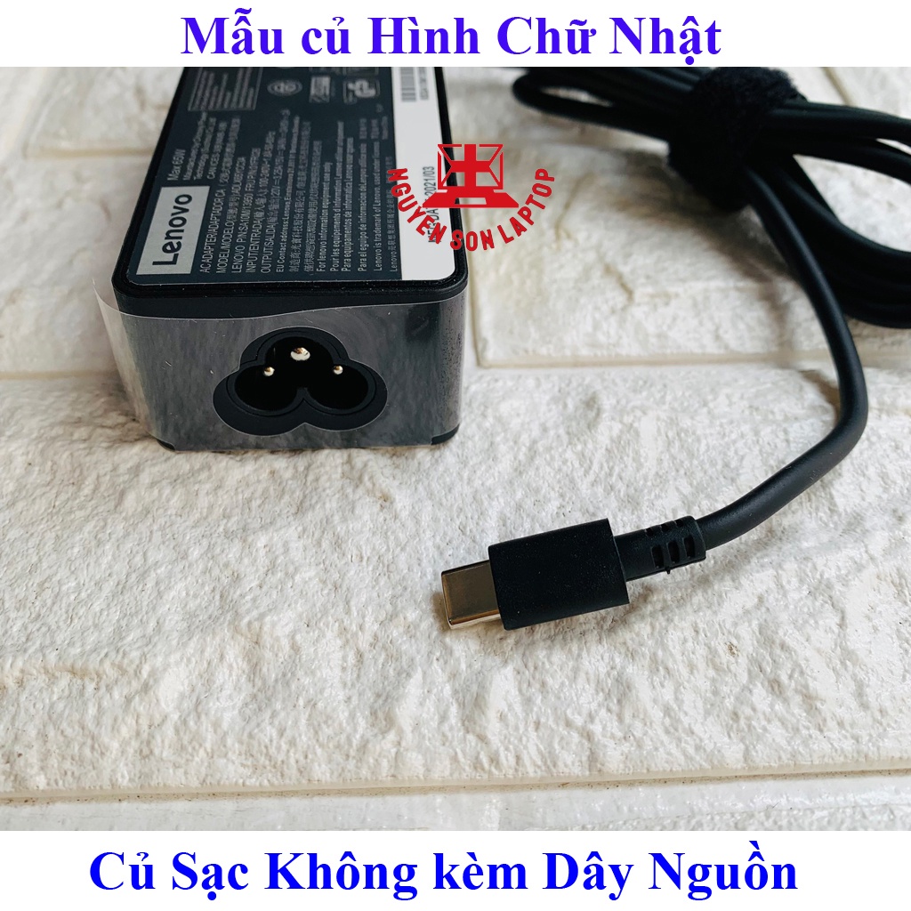⚡️ Sạc Laptop Lenovo 20V - 3.25A - 65W chân C type c - hàng mới