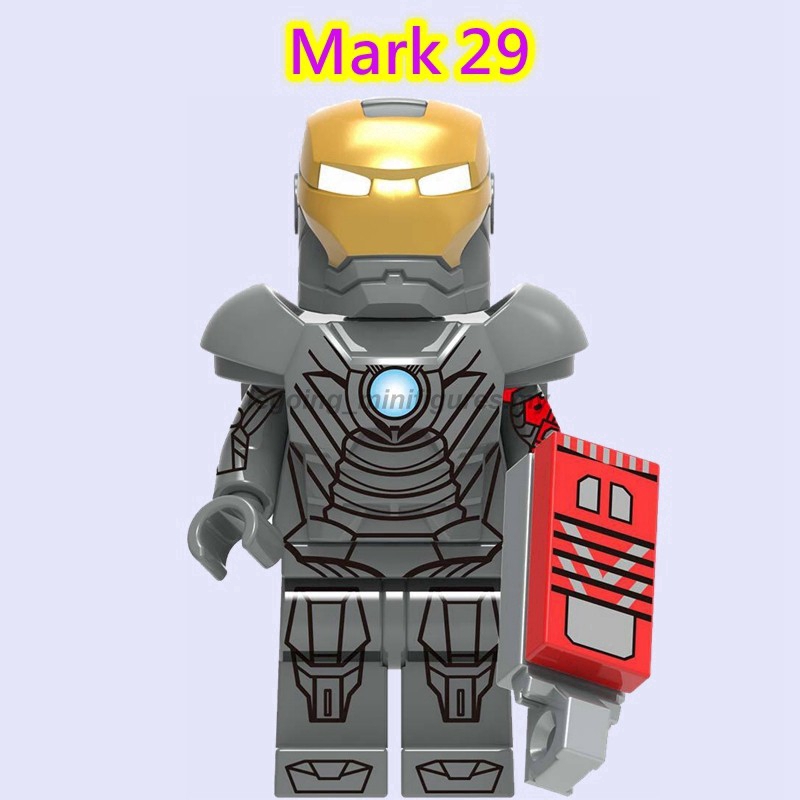 Đồ Chơi Mô Hình Lego Mini Hình Iron Man Tony Stark Nhiều Kiểu Dáng Đẹp Mắt Tùy Chọn