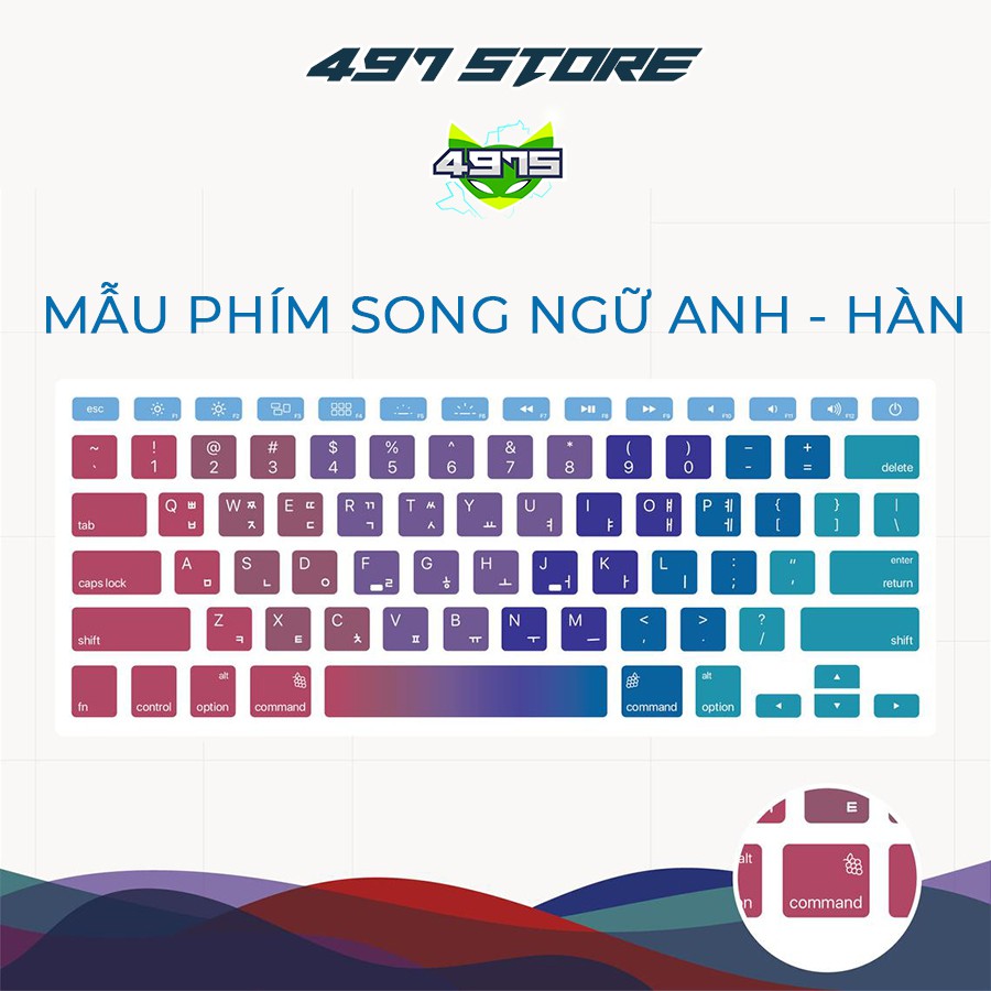 Sticker Decal Dán Phím Song Ngữ - Nhiều Ngôn Ngữ - Thiết Kế Theo Yêu Cầu - Dán Nhiều Dòng Máy