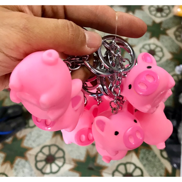(SỈ) MÓC KHOÁ HEO CHÍT CHÍT (1 chùm/10 con)