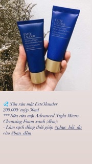 Sữa rửa mặt Estee
