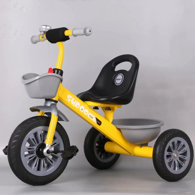 Xe đạp 3 bánh mẫu mới cao cấp cho bé 2 tuổi -5 tuổi có rổ để đồ trước và sau.