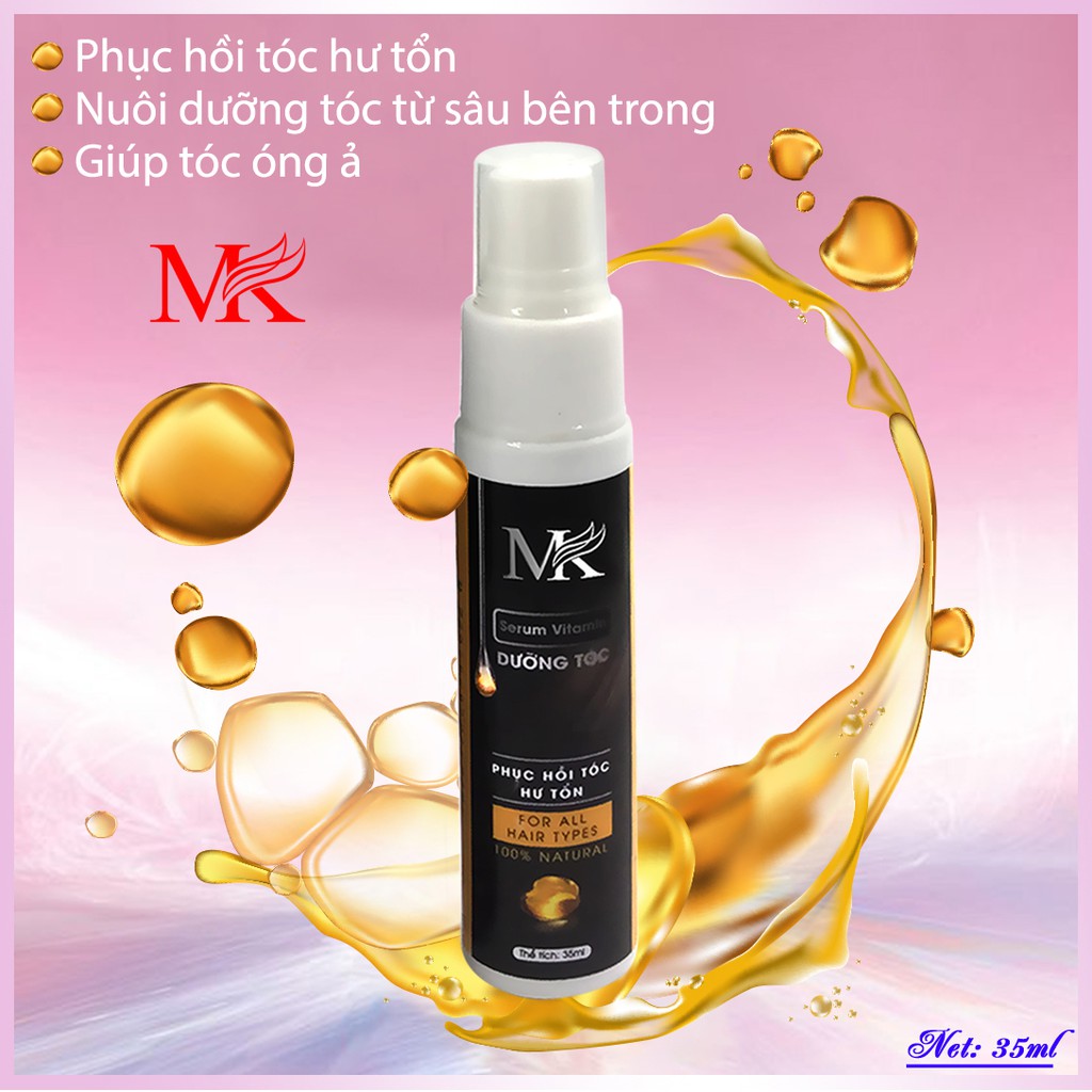 Serum Vitamin dưỡng tóc - Phục hồi tóc hư tổn MK (30ml)