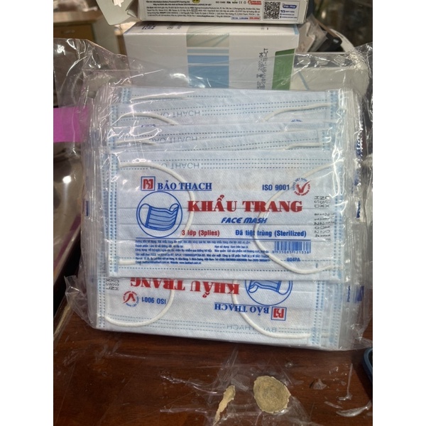 khẩu trang bảo thạch tiệt trùng