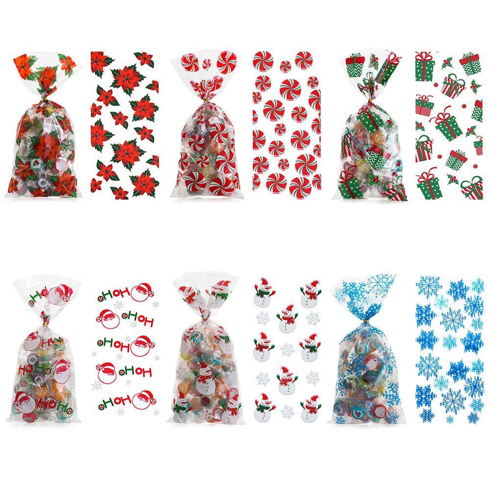 Túi Nhựa Đựng Kẹo Họa Tiết Giáng Sinh