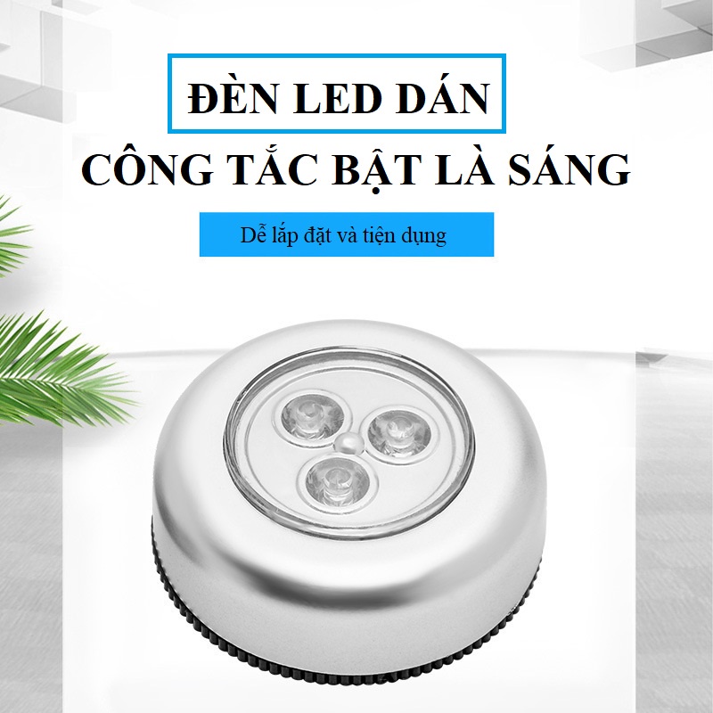 Đèn led dán tường (dùng pin) bật là sáng cực kì tiện dụng Teddy Bears store