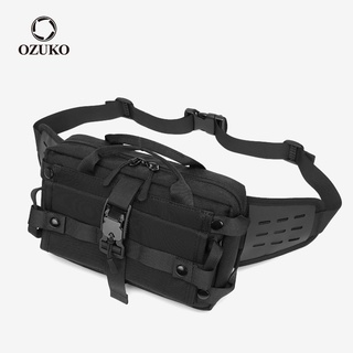 Túi đeo chéo OZUKO chống thấm nước thiết kế thời trang dành cho nam