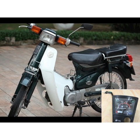 Dàn áo xe CUB 82 màu Xanh Rêu - Đồng hồ cơ cho xe Cub 82 Siêu chất