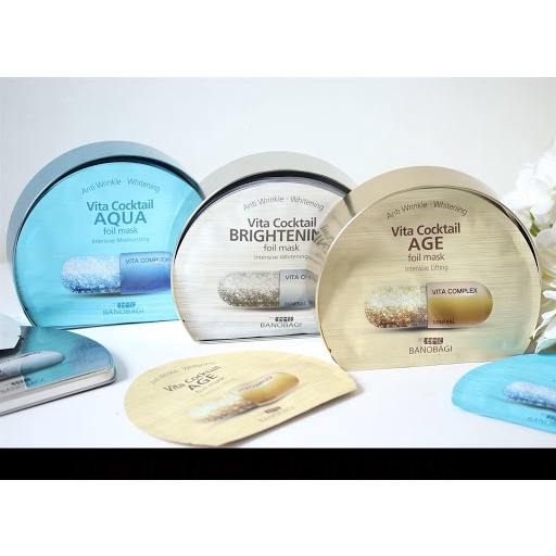 Mặt nạ Thiếc BNBG Cocktail Foil Mask dưỡng da chuyên sâu 30ml