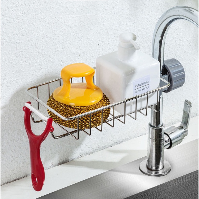 Giá treo bồn rửa bát inox 304, không rỉ sét, dễ lắp đặt, kệ để đồ bếp - VUA BAO BÌ