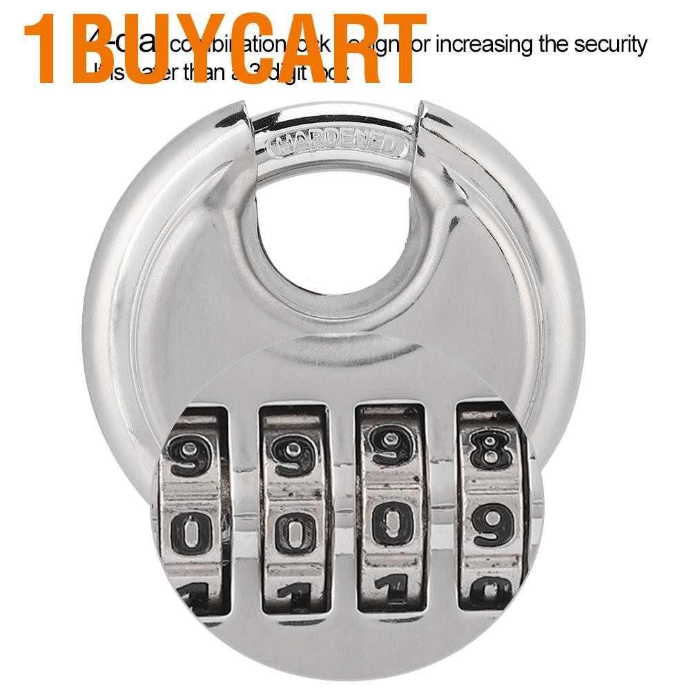 1buycart Stainless Steel Strong Padlock  Convenient Master Lock for Bicycle Gym