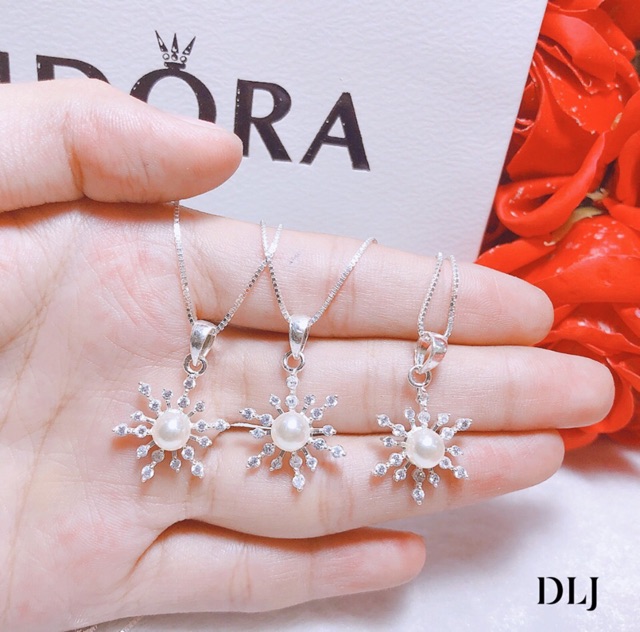 Dây chuyền bạc ý mặt trai đá siêu xinh DC0413