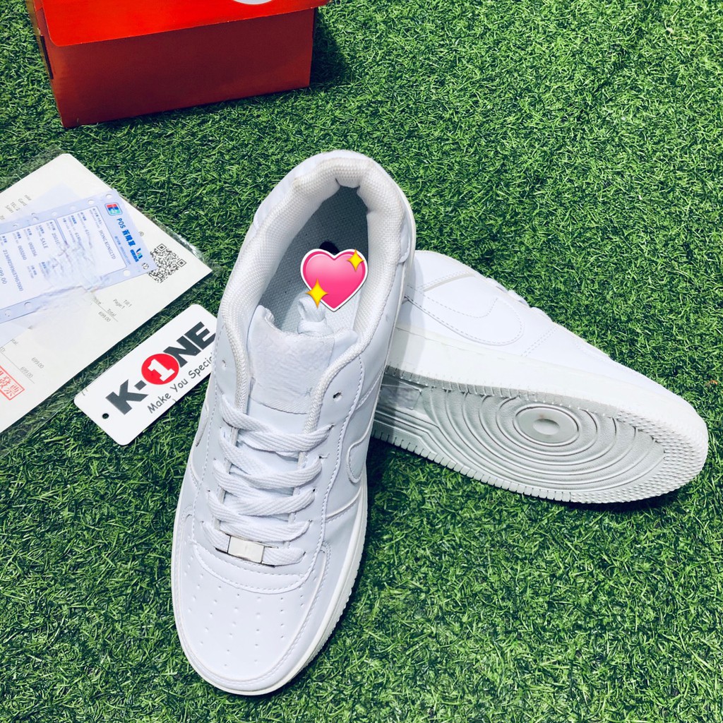 [Freeship+Tặng box, bill] Giày Sneaker nam nữ AF 1 trắng full size 36-43