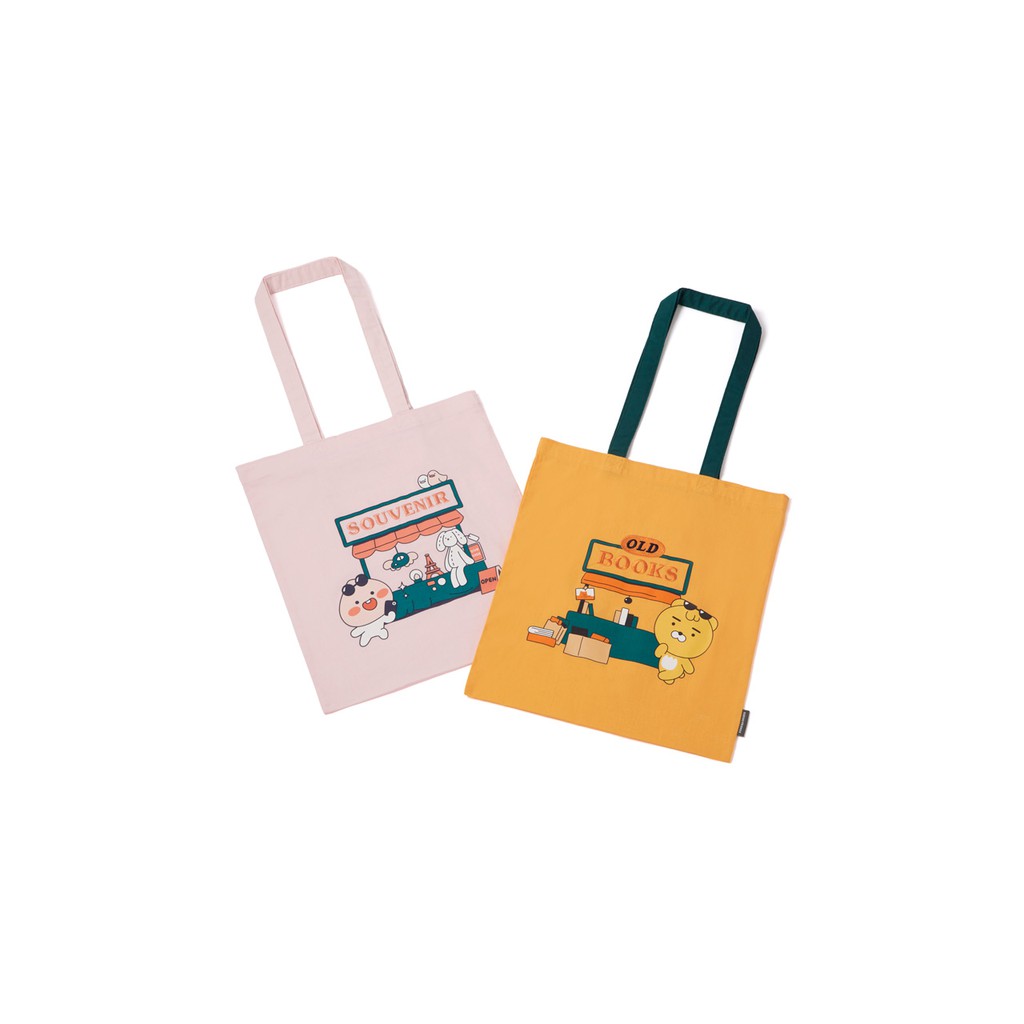 Túi Tote Vải Kakao Friends Travel Ryan màu cam dễ thương siêu cute F10849