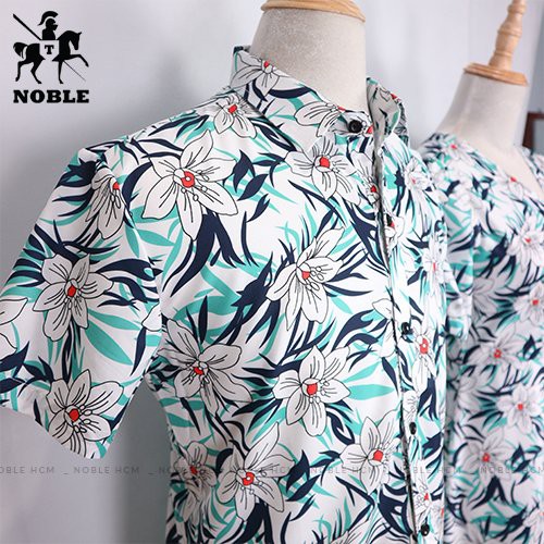 [Freeship] Set đồ đôi nam nữ đi biển, du lịch cao cấp thời trang Noble TN01 (Kèm ảnh thật)